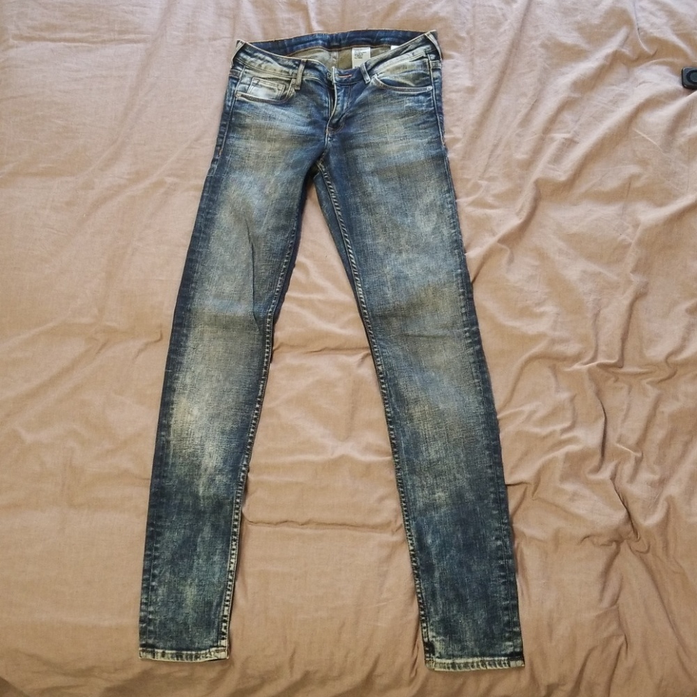 Low Waist Skinny Denim Jeans